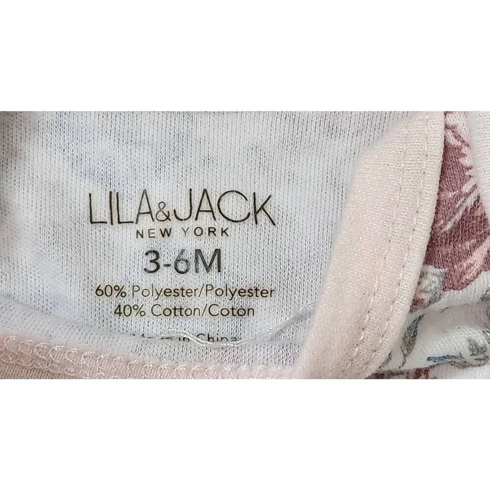 Mixed Lot of Lila & Jack Child of Mine Body Suits 3-6M 5 Pieces Total